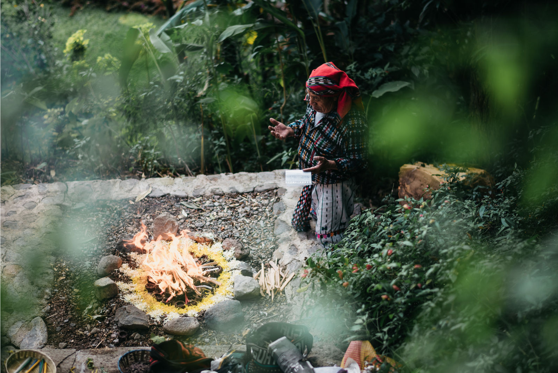 mayan ceremony in lake atitlan, don juan samuel 